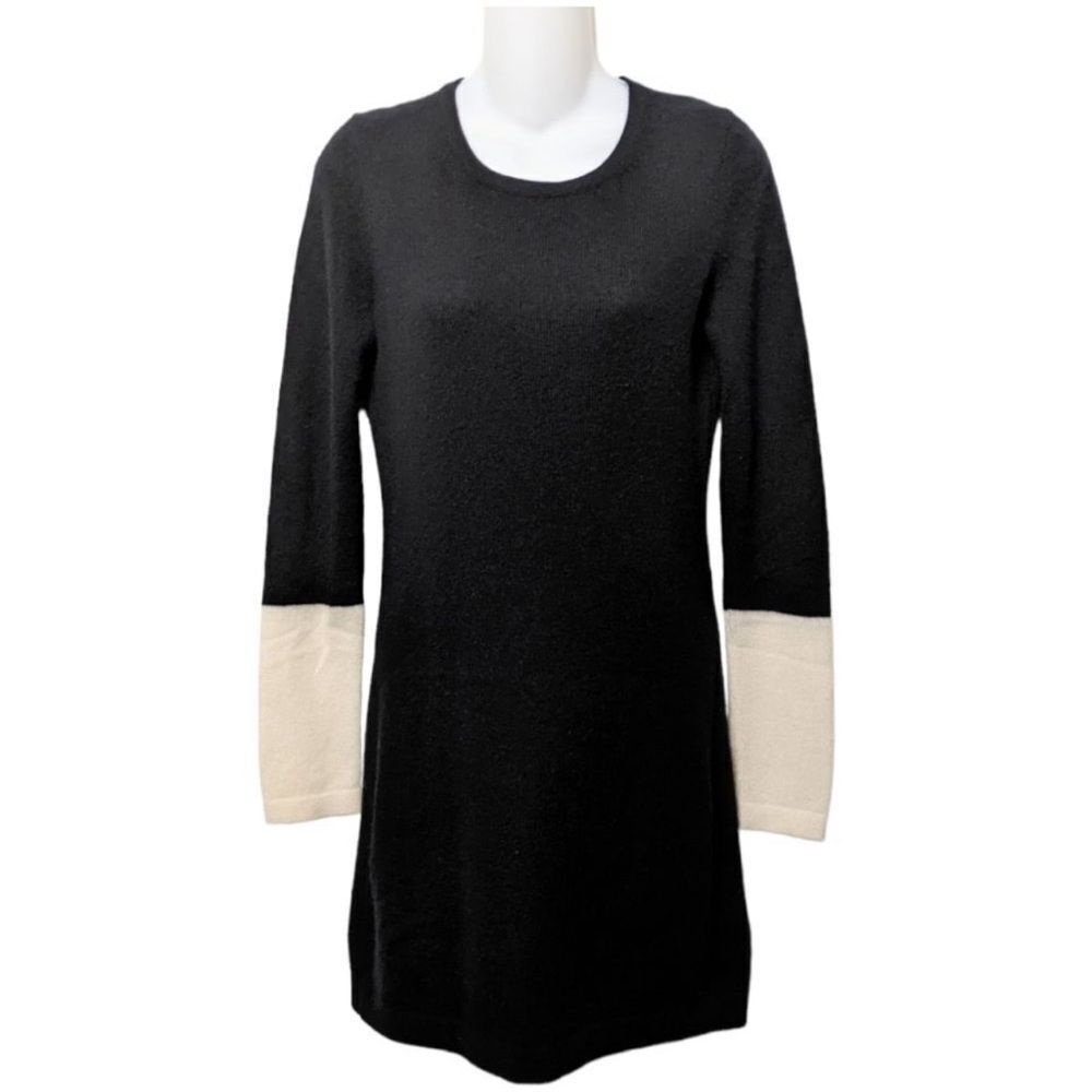 Theory Jiya Cc Lofty Cashmere Colorblock Dress M - image 6
